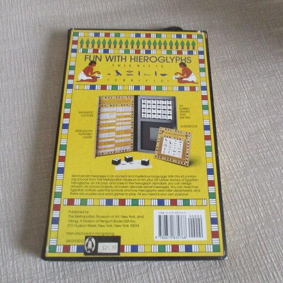 Fun With Hieroglyphs Kit Metropolitan Museum of Art - Picture 2 of 11